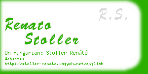 renato stoller business card