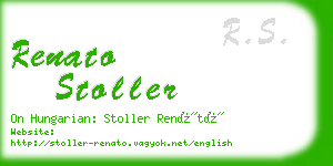 renato stoller business card